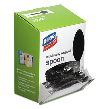 Dixie® Grab’n Go Wrapped Cutlery, Forks, Black, 90-box, 6 Box-carton freeshipping - TVN Wholesale